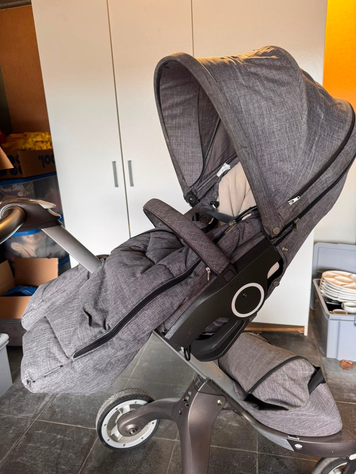 Stokke complete kinderwagen, Kinderen en Baby's, Gebruikt, Met autostoeltje, Ophalen, Kinderwagen