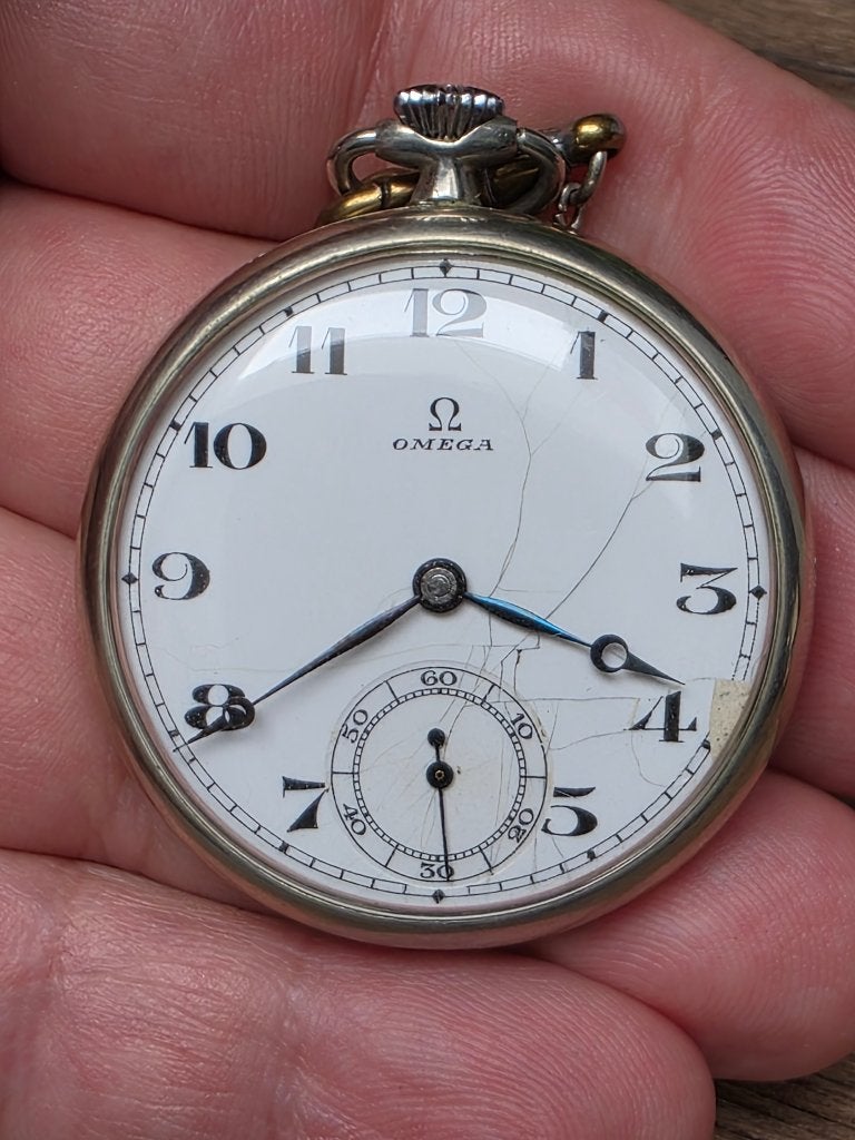 Montre gousset Omega, Enlèvement ou Envoi, Utilisé, Omega