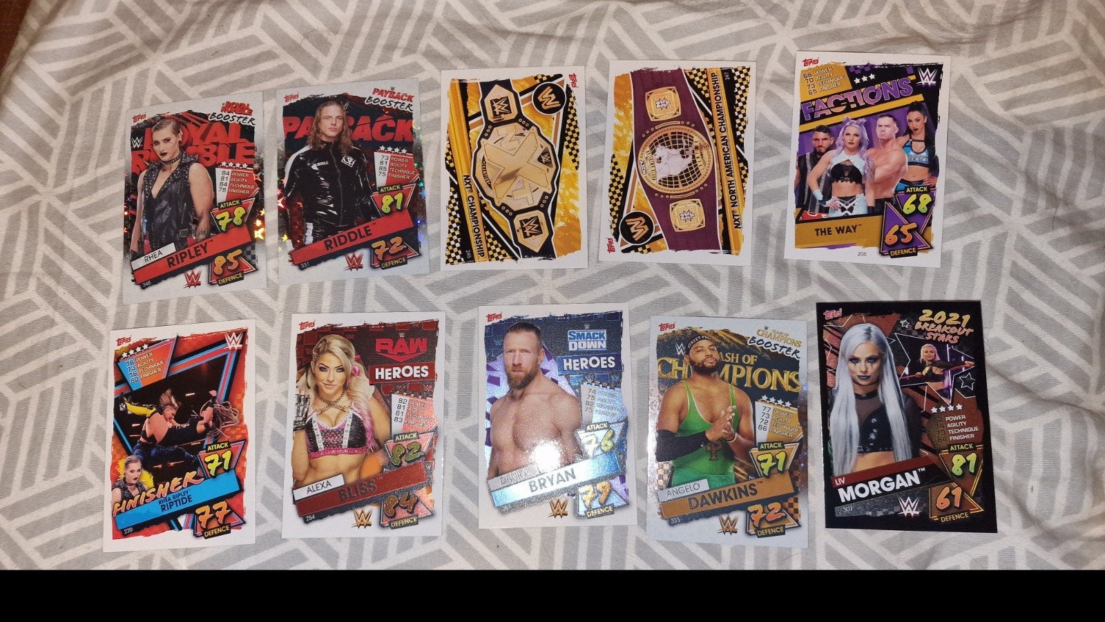 Grote collectie WWE Verzamelkaarten 2021 – Veel Speciale, Ophalen of Verzenden