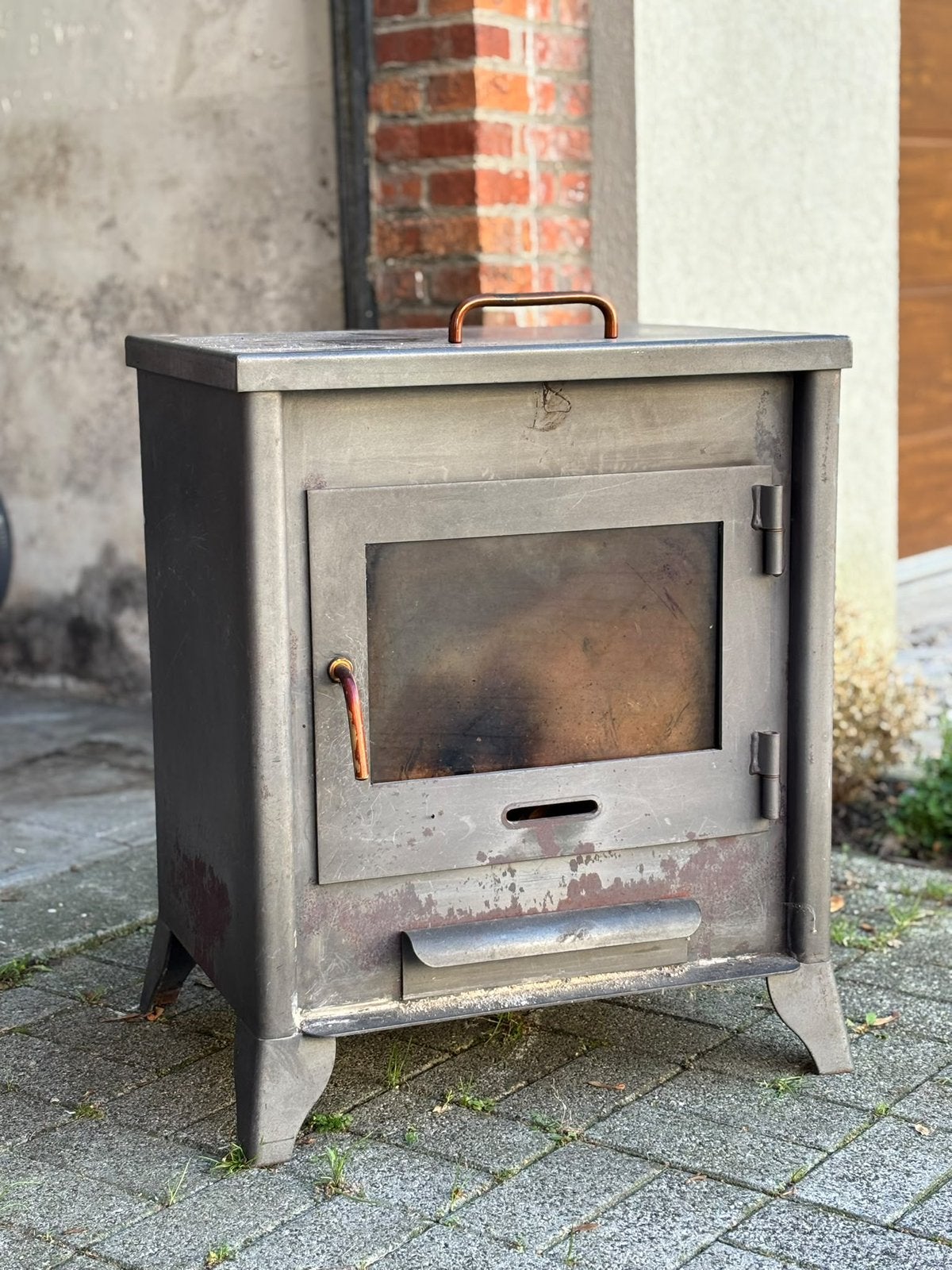 Poêle à bois, Maison & Meubles, Enlèvement, Utilisé, Bois, Autoportant