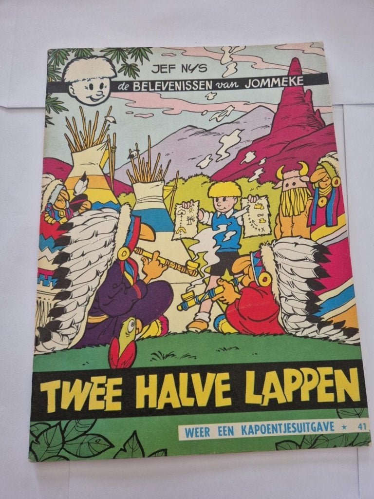 Jommeke nr. 41 – Twee halve lappen, Une BD, Envoi, Utilisé