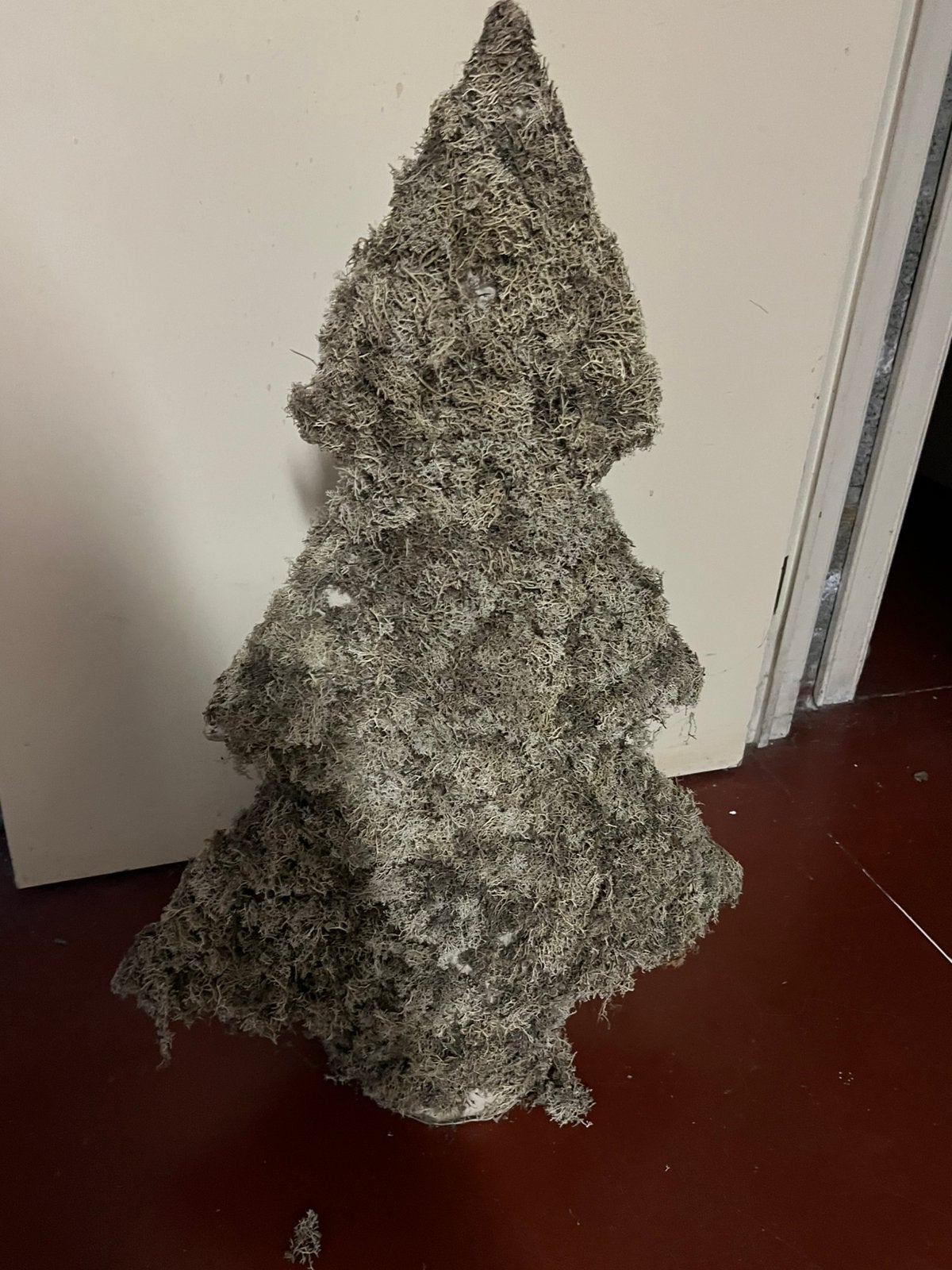 Kerstboom met mos 75 cm, Ophalen