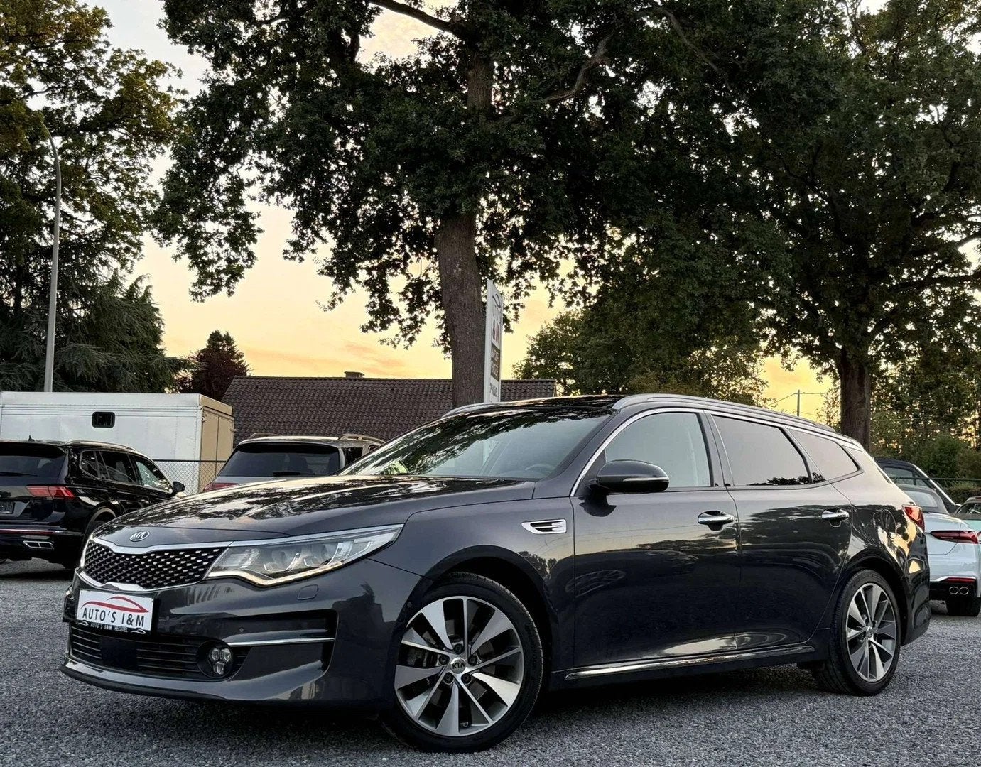 Kia Optima Sportswagon SW 1.7 CRDi Automaat Leder Pano 360ca, Auto's, Kia, Automaat, Bluetooth, Gebruikt, Zwart
