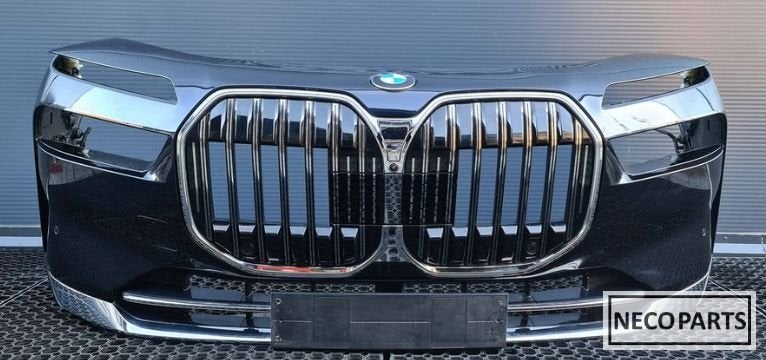 BMW 7 G70 VOORBUMPER COMPLEET ORIGINEEL ALLES LEVERBAAR!!!, -, Utilisé, Avant, -