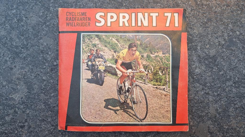 sprint 1971 volledig op één prentje na de 56a eddy merckx, Enlèvement ou Envoi, Utilisé, Image