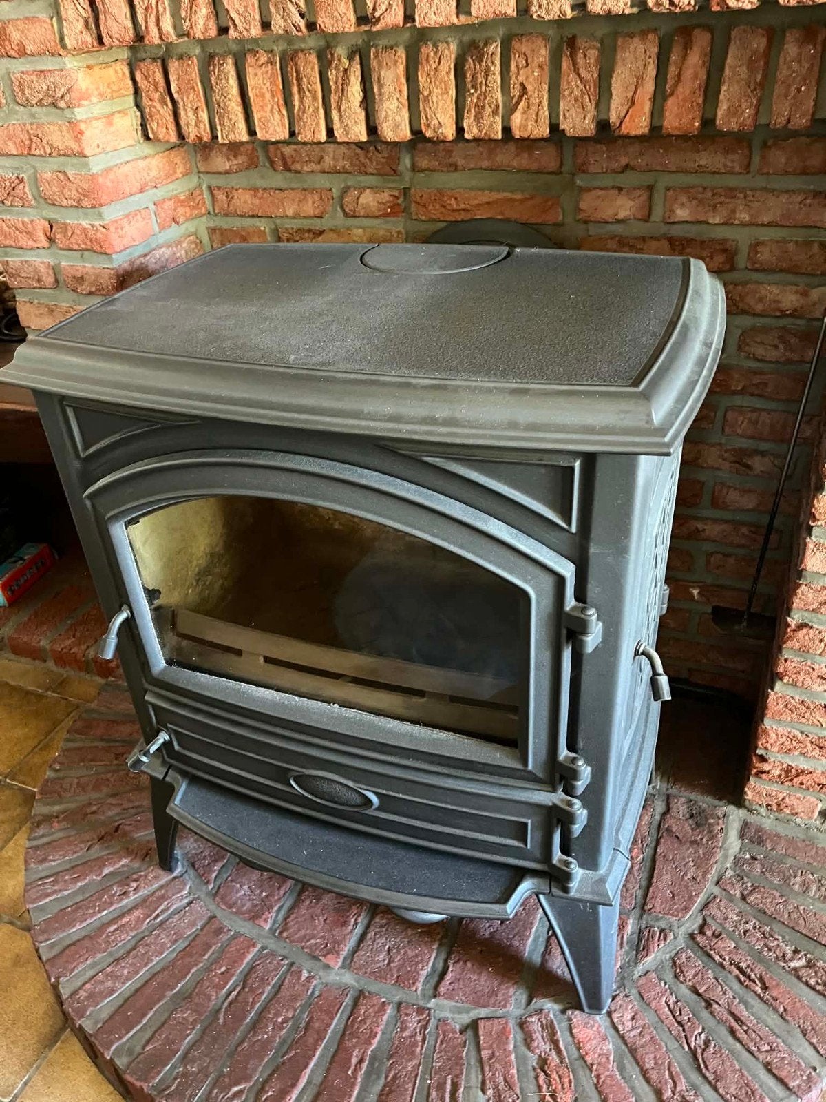 Poêle Cheminée Dovre, Maison & Meubles, Poêles, Enlèvement, Utilisé, Bois, Poêle à bois