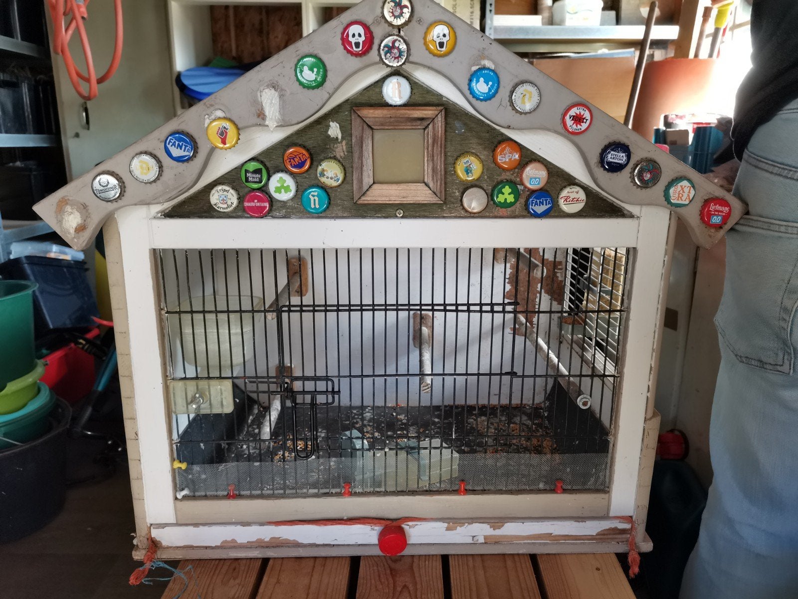 vogelhuisje, Tuin en Terras, Ophalen, Gebruikt