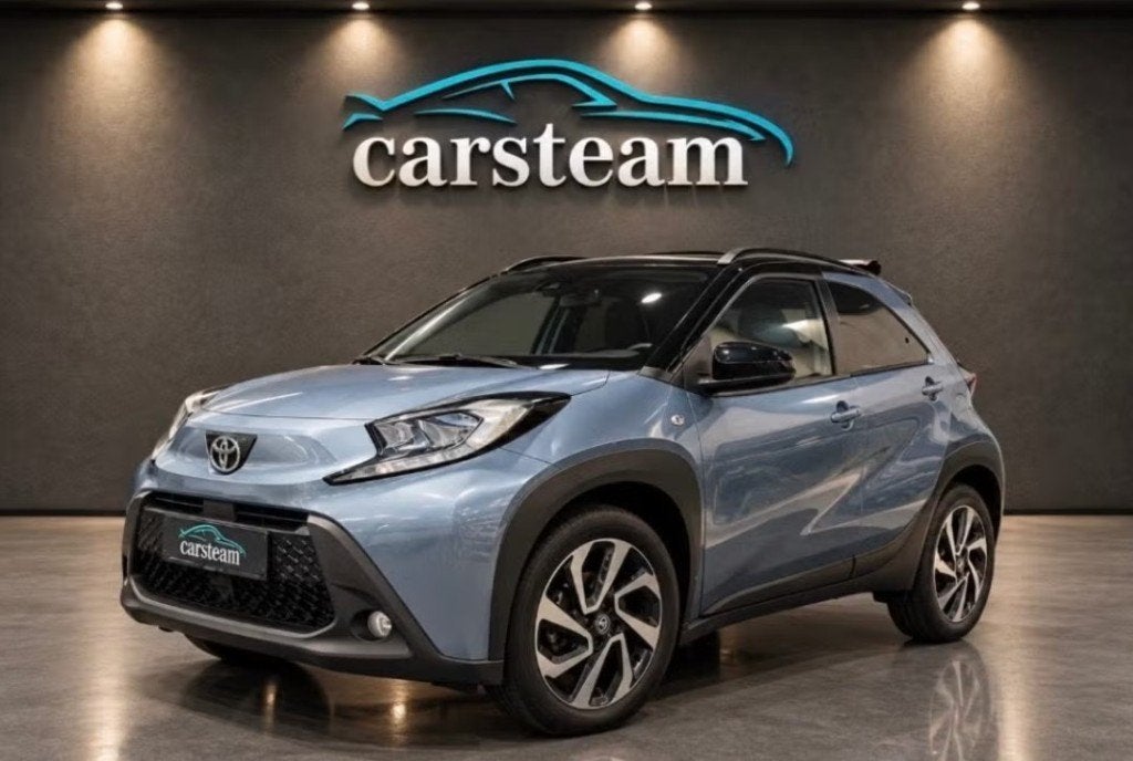 Toyota Aygo X Pulse + OPEN AIR Automaat 16.000 km NWE STAAT, Stof, 1045 kg, Blauw, Bedrijf