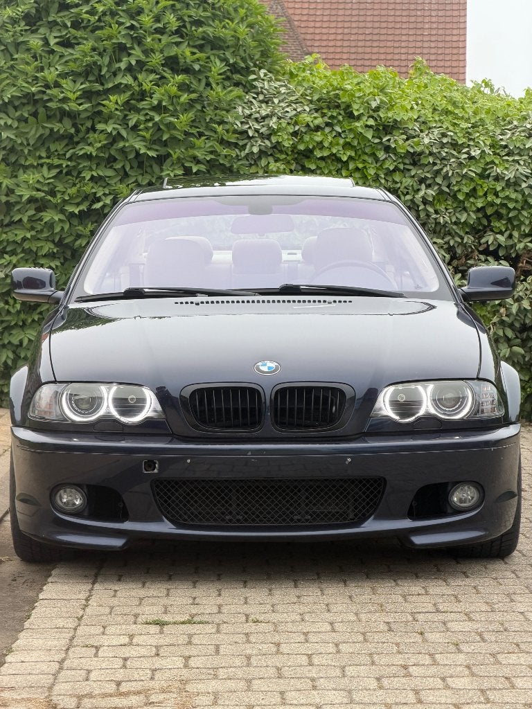 Bmw E46 330ci, Auto's, BMW, Achterwielaandrijving, Beige, Blauw, Leder