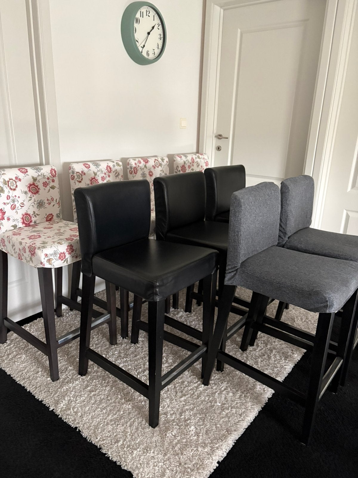 Barkrukken Ikea Henriksdal 9 stuks, Ophalen, 5 krukken of meer, 60 tot 90 cm, Zo goed als nieuw