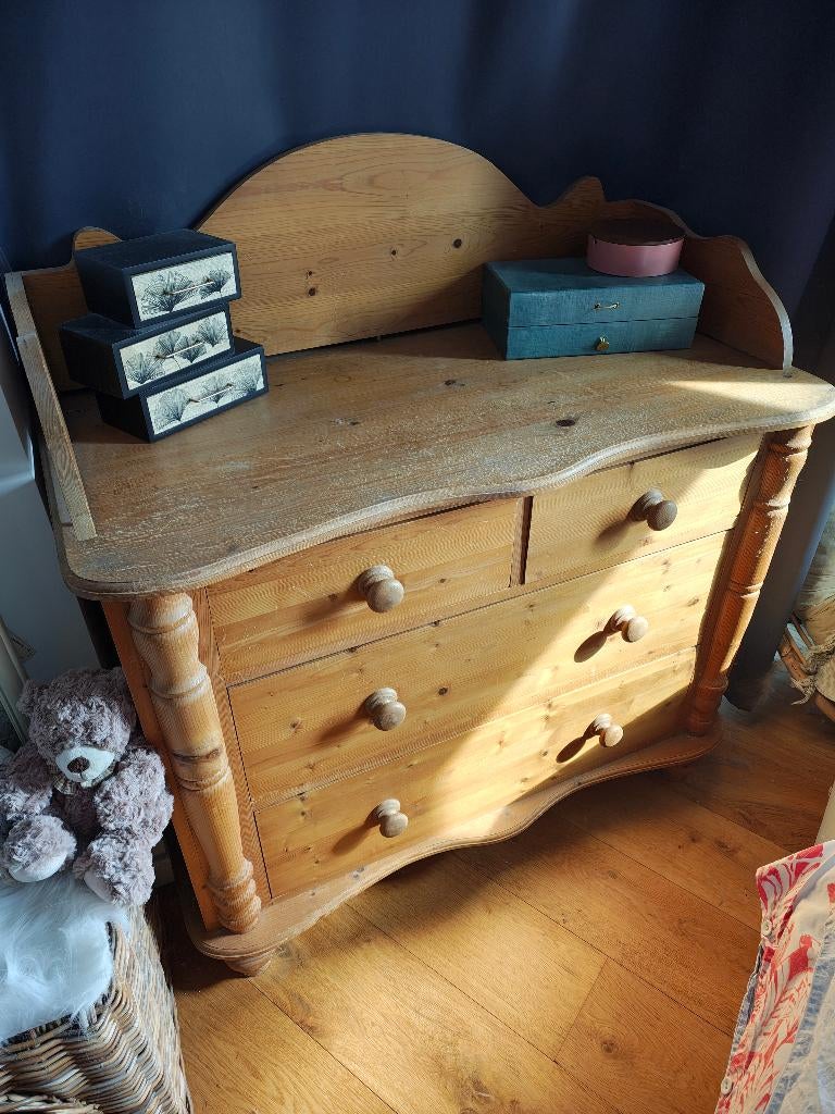 houten dressoire, Enlèvement, Utilisé, Avec tiroir(s), Pin