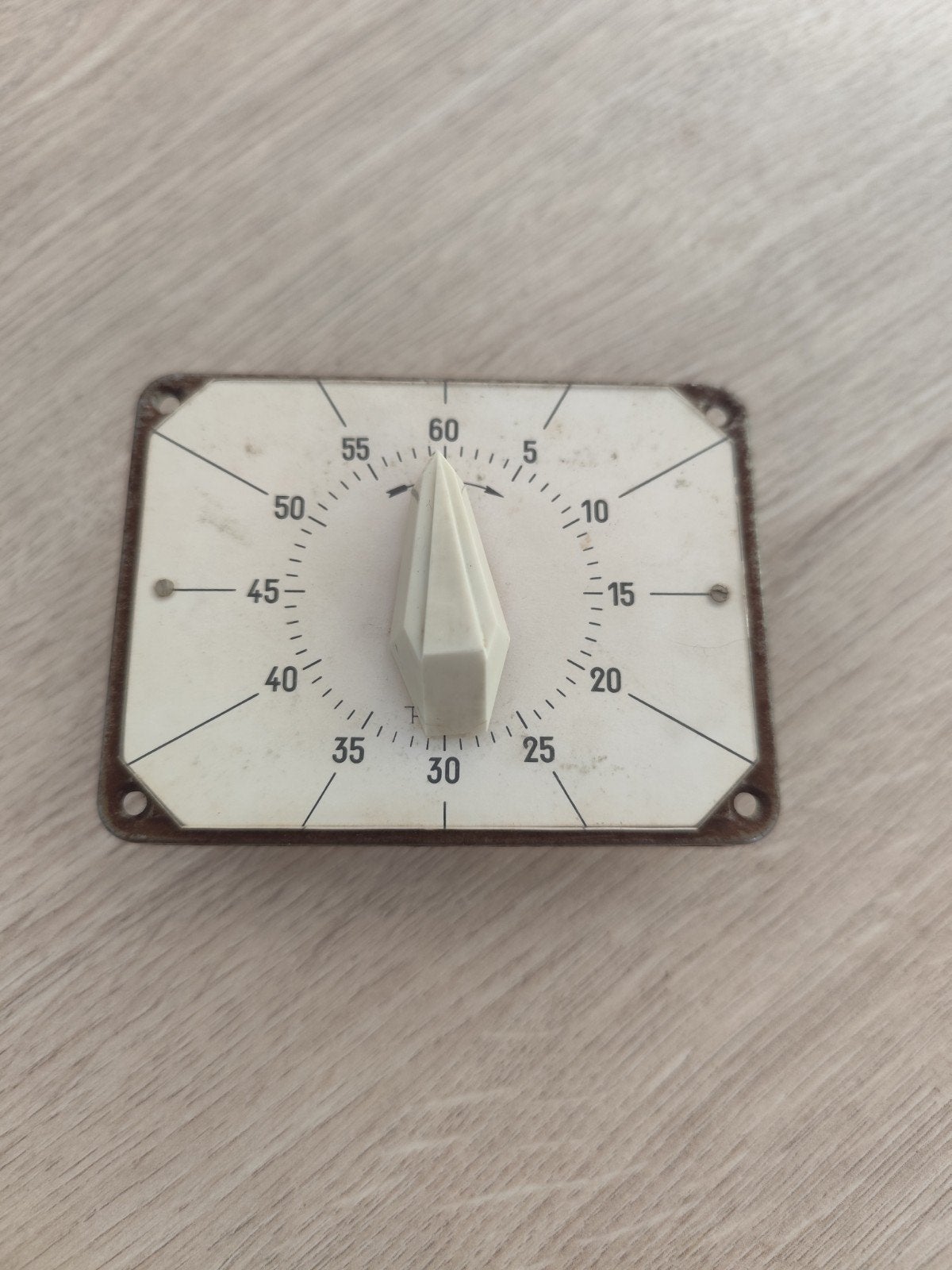 Minuteur de cuisine mécanique Vintage encastrable, Enlèvement ou Envoi, Blanc