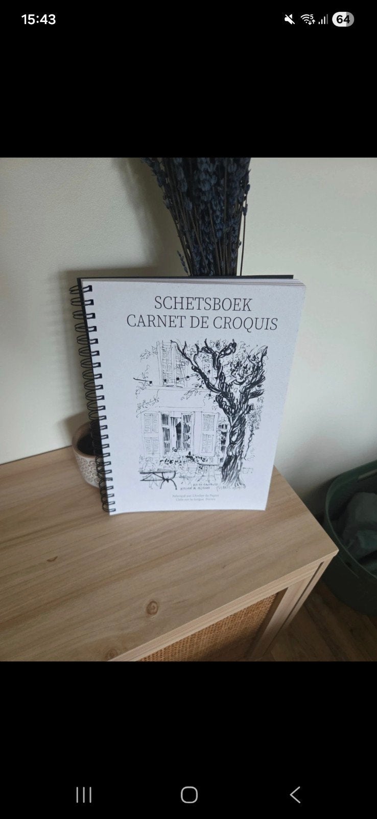 Schetsboek Marec – Carnet de Croquis, Maison & Meubles, Accessoires pour la Maison | Tableaux à écrire & Proverbes, Enlèvement ou Envoi
