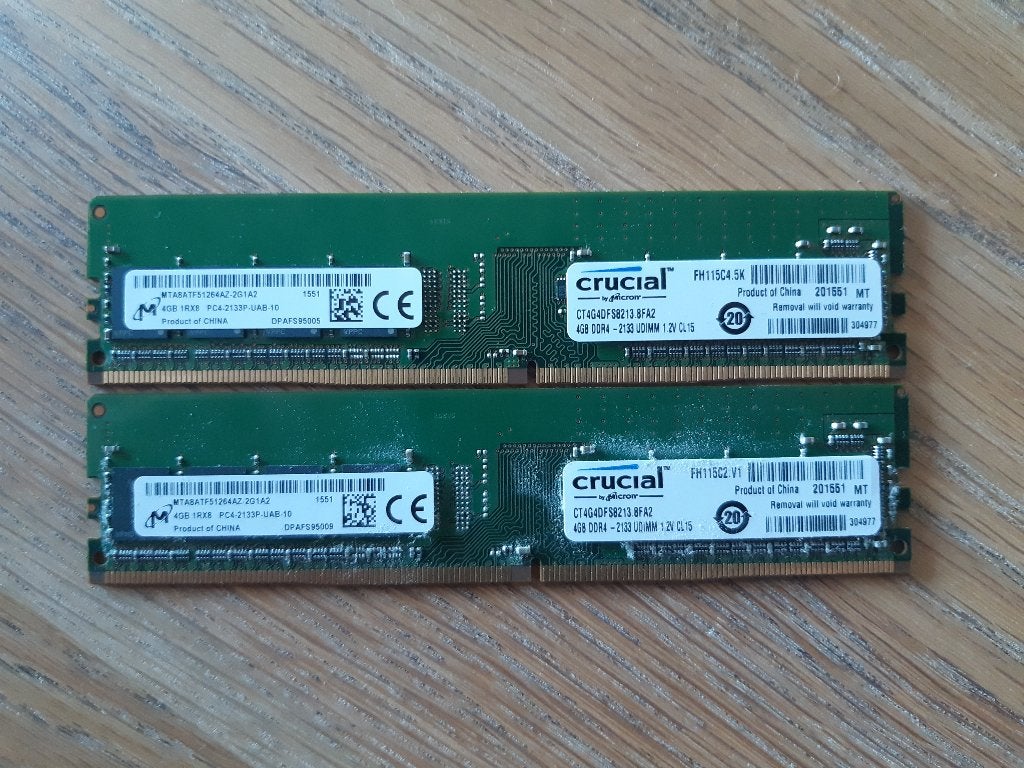 8GB DDR4 RAM, Informatique & Logiciels, Enlèvement ou Envoi, DDR4, 8 GB, Utilisé