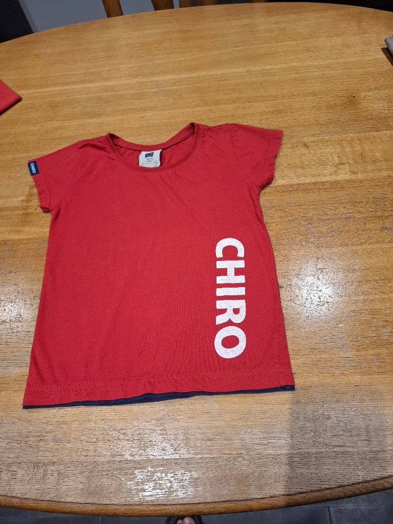 Chiro t-shirt maat 140, Enlèvement, Utilisé, Garçon ou Fille