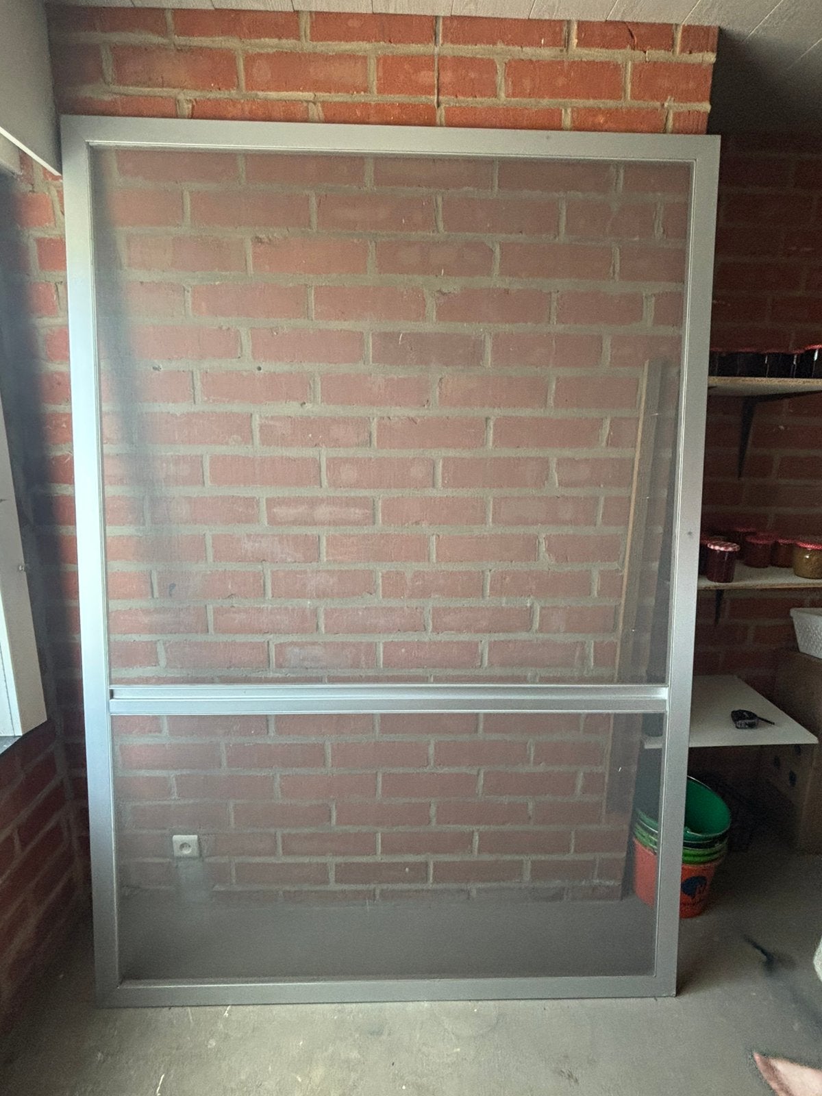 Aluminium vliegenraam / hor 229  160 cm – zo goed als nieuw, Doe-het-zelf en Bouw, Raamkozijnen en Schuifdeuren, Ophalen, Zo goed als nieuw