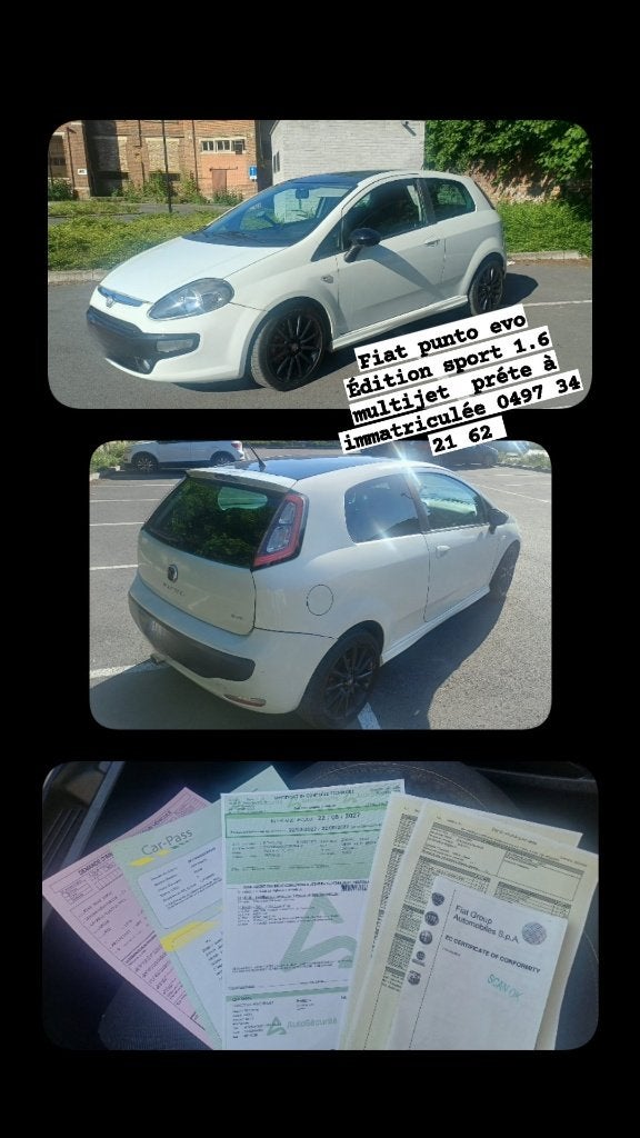 Fiat punto evo Sport edition 1.6 multijet 120pk, Auto's, Fiat, Voorwielaandrijving, Euro 5, 4 cilinders, 1600 cc