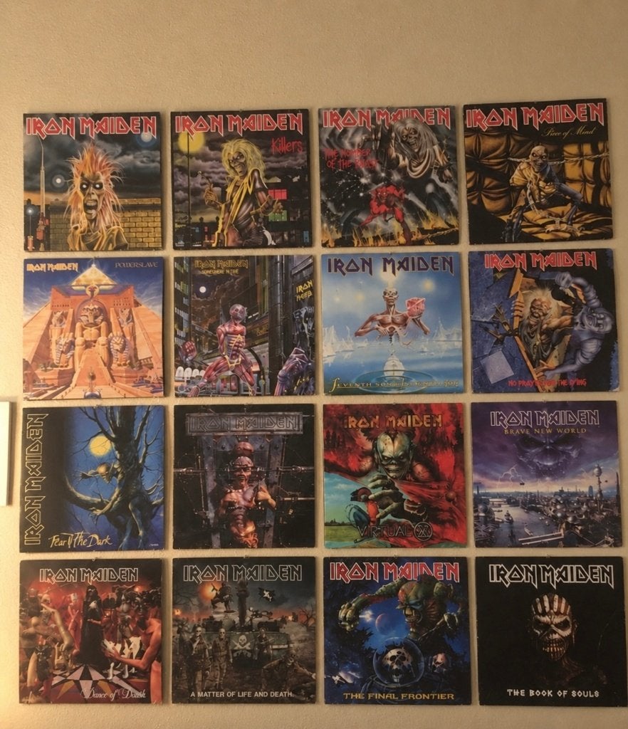Iron Maiden Vinyl LP Collectie – 16 platen, Cd's en Dvd's, LP, Originele persing, Hardrock, Ophalen of Verzenden