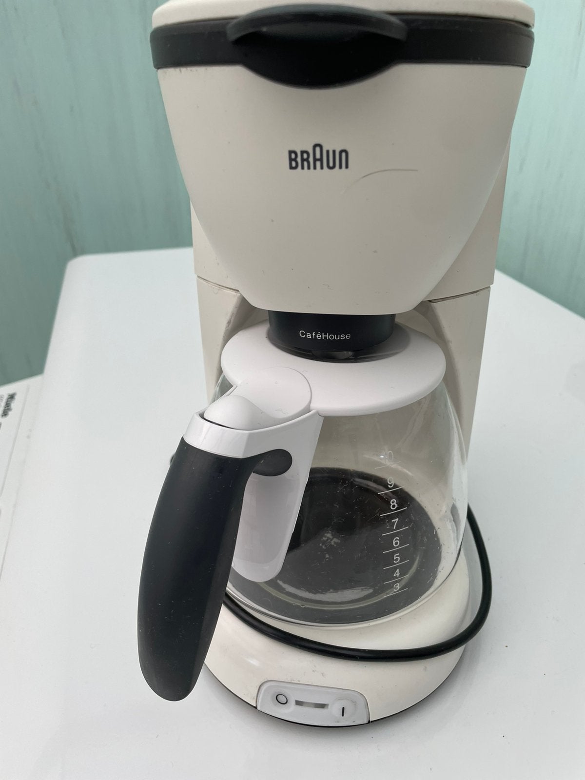 Braun koffiezet machine, Ophalen