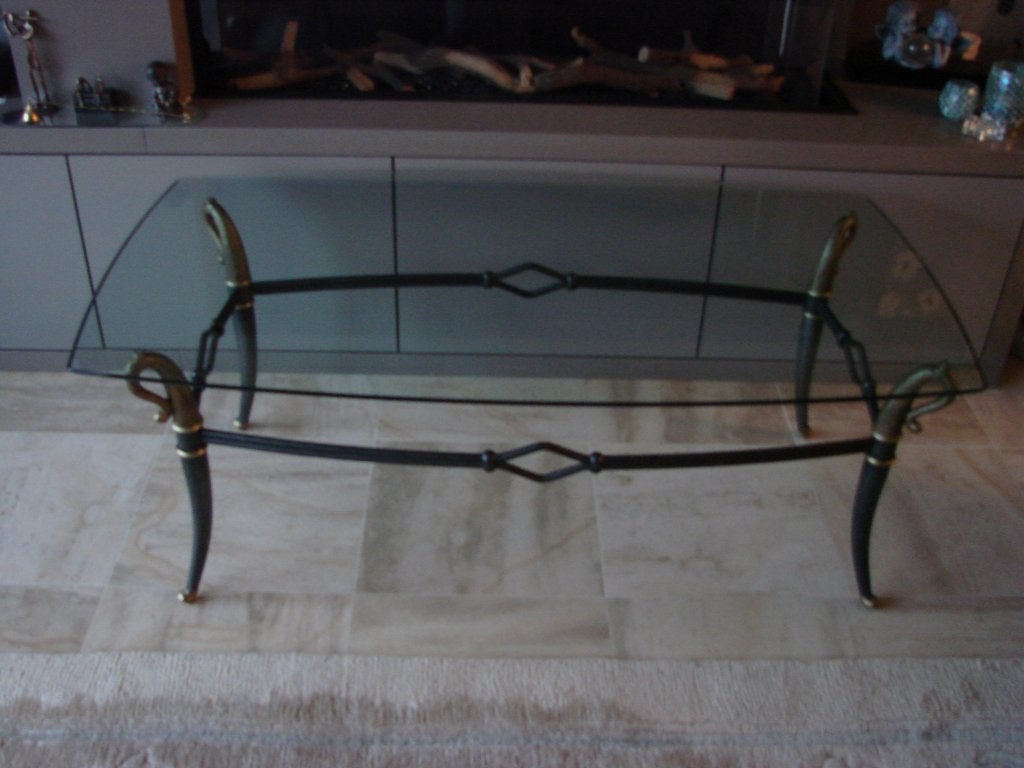 set van 2 salontafels brons, Antiek en Kunst, Ophalen, Brons