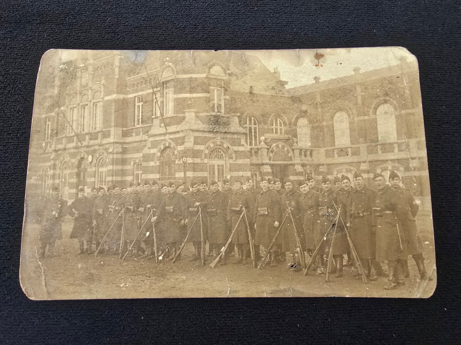 Photo d'époque Tir national Bruxelles soldats belges Belgiqu, Enlèvement ou Envoi
