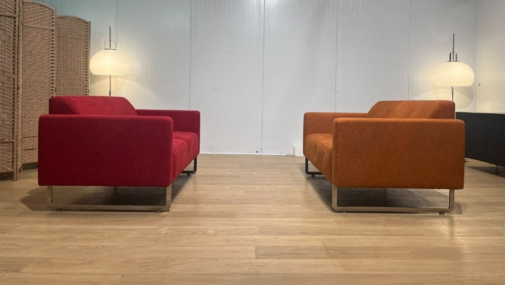 SET 2x Artifort Mare loveseat (Tapissé neuf) + garantie, Maison & Meubles, Design Bank Bankstel Zetel 2-Zits Artifort, Enlèvement ou Envoi