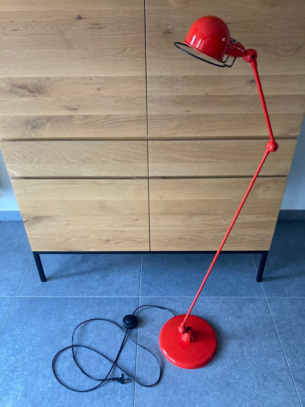 Jieldé Loft D1240 vloerlamp, Huis en Inrichting, Ophalen, Zo goed als nieuw, Metaal, 100 tot 150 cm