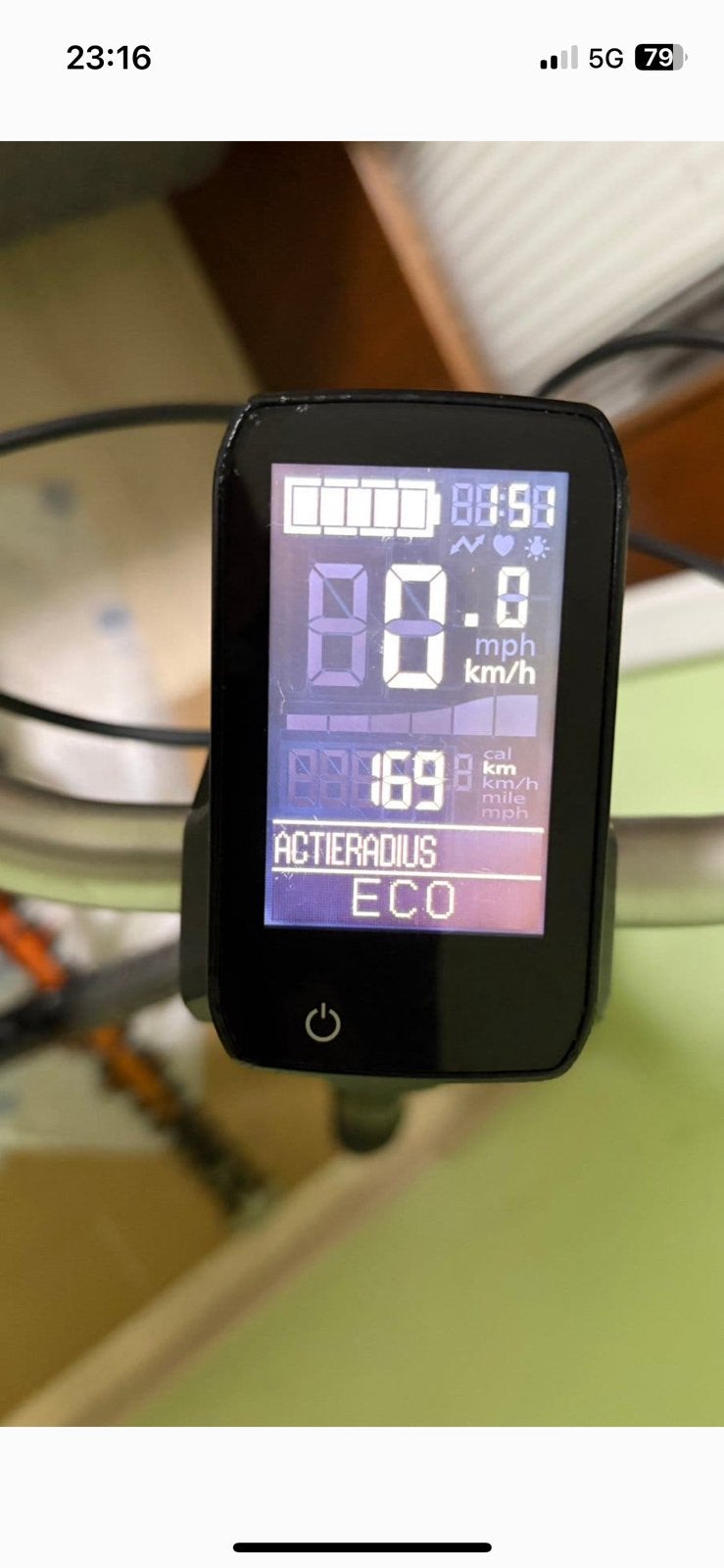 GAZELLE Panasonic display, Fietsen en Brommers, Ophalen, Zo goed als nieuw