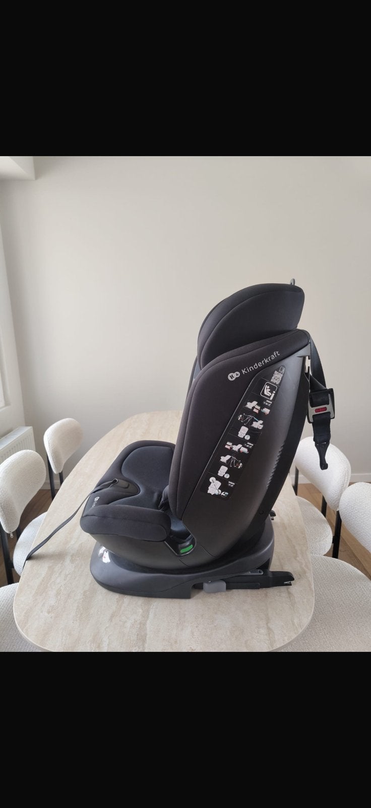 Kinderkraft autostoel te koop zo goed als nieuw met isofix, Ophalen, Zo goed als nieuw