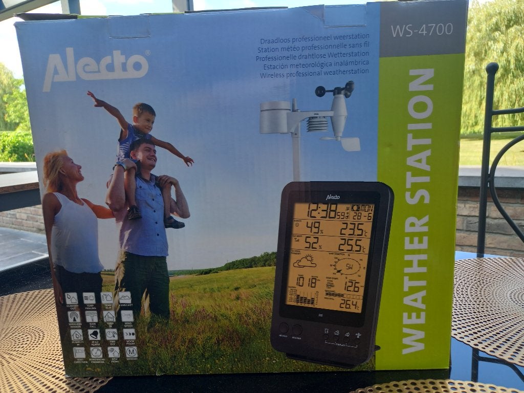 ALECTO draadloos weerstation, Audio, Tv en Foto, Weerstations en Barometers, Ophalen, Nieuw, Weerstation