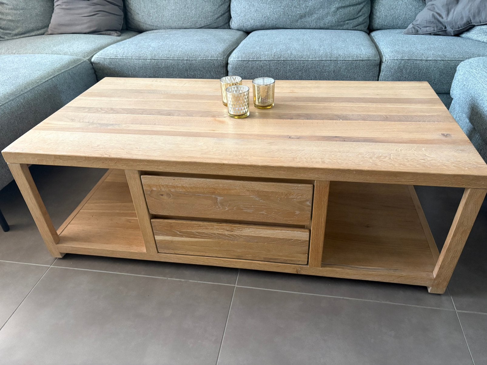 Salontafel Eik, Ophalen, Zo goed als nieuw