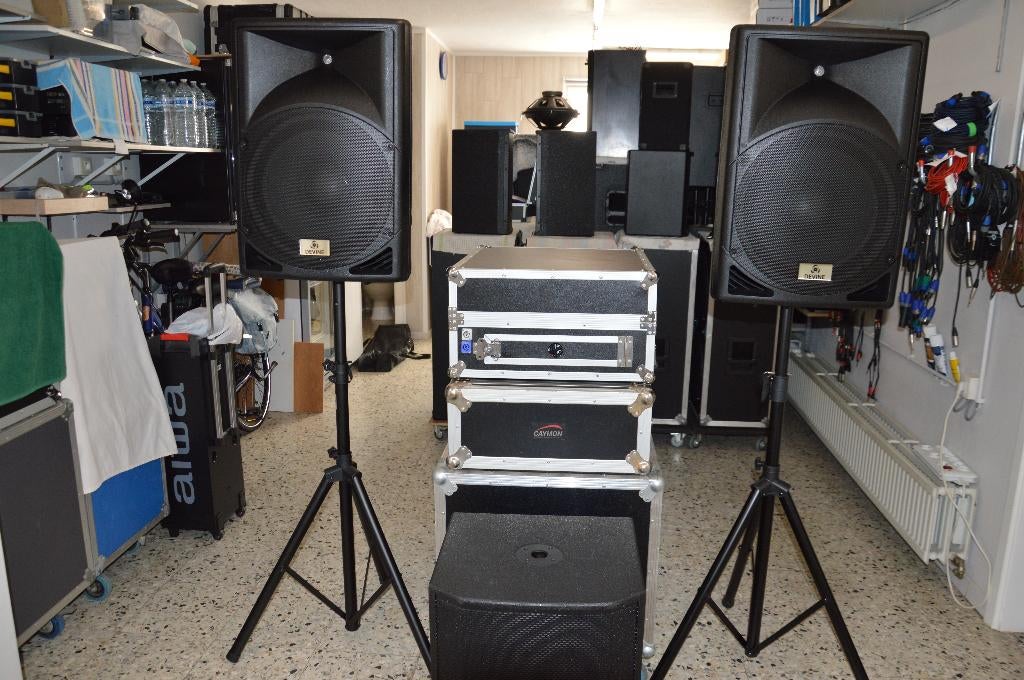 COMPUTER DISCO BAR MET DENON CONTROLLER (NIEUWE PRIJS), Ophalen, Gebruikt, Dj-set, Overige merken