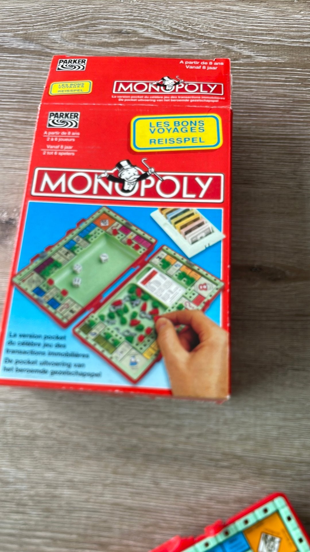 Monopolie reisspel, Ophalen, Nieuw