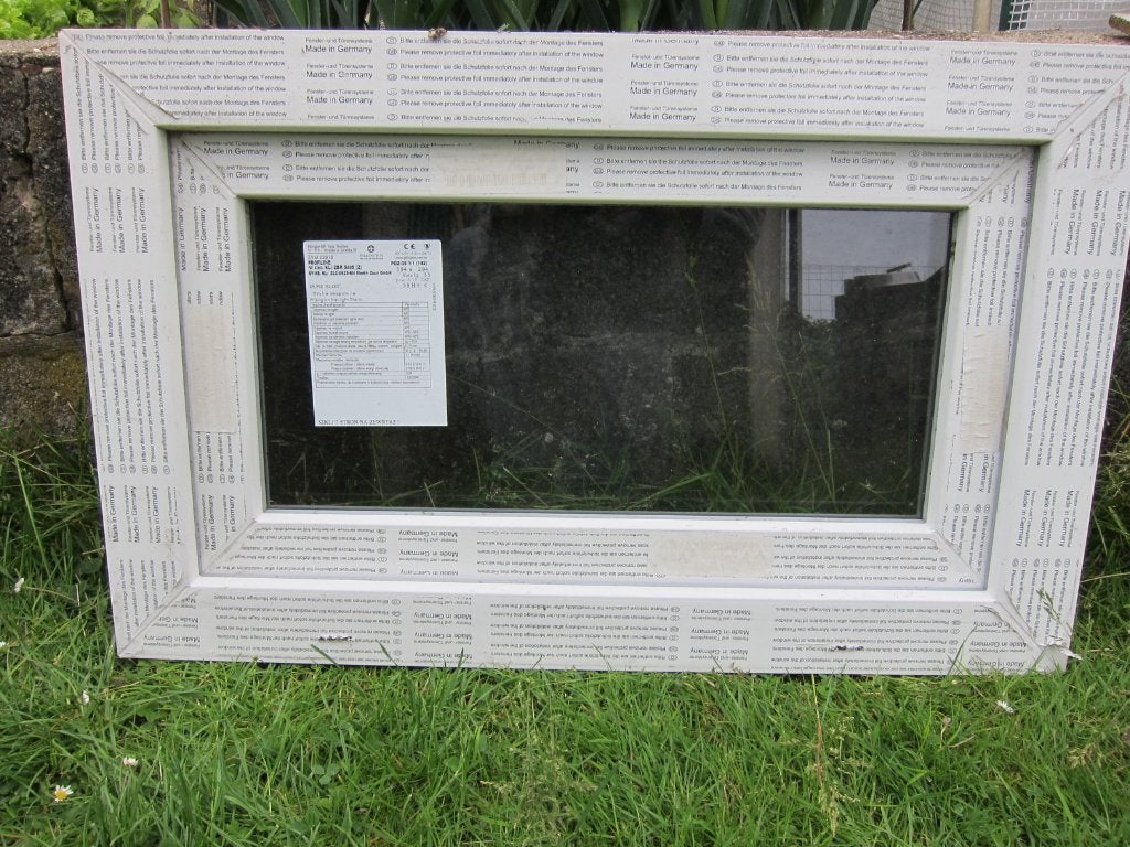 Fenêtre en pvc blanc, Bricolage & Construction, Vitres, Châssis & Fenêtres, Neuf, Double vitrage, Fenêtre de façade ou Vitre, Enlèvement