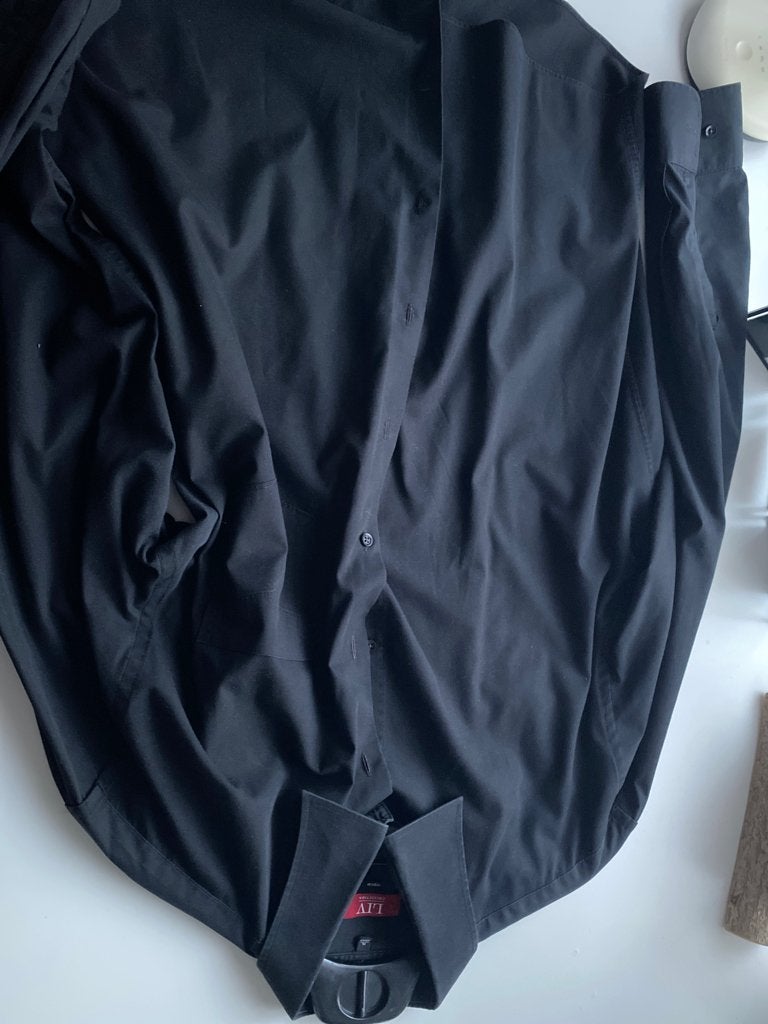 Hemd zwart, Kleding | Heren, Overhemden, Ophalen, Gedragen, Zwart