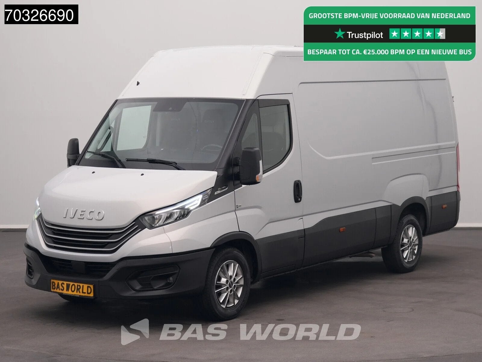 Iveco Daily 35S16 Automaat L2H2 ACC LED Navi Airco Camera Pa, Automaat, Stof, Gebruikt, Euro 6