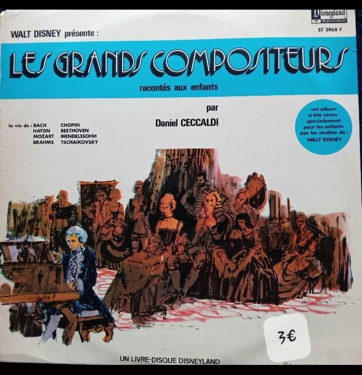 Vinyls 33 toeren die de componisten aan kinderen vertelden, Ophalen, Gebruikt, Educatief