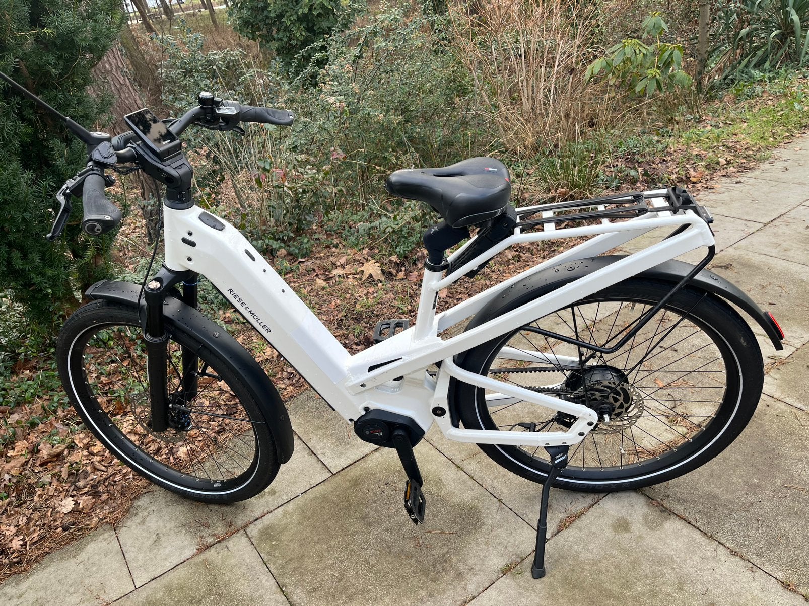 Riese und Muller Homage GT 4 envolio, riem, Fietsen en Brommers, Elektrische fietsen, Gebruikt, 47 tot 51 cm, 50 km per accu of meer