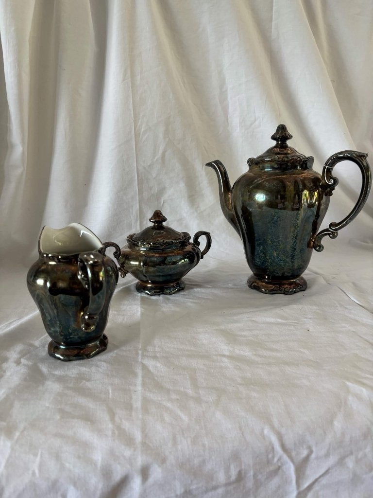 3-delige koffieset: koffiepot/suikerpot/melkkan, Ophalen
