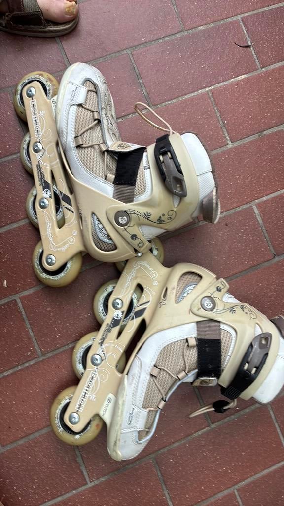 Rolschaatsen maat 39,5, Sport en Fitness, Gebruikt, Inline skates 4 wielen, Dames, Ophalen