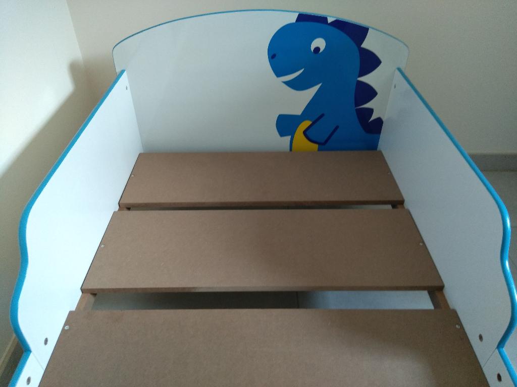 Dino peuterbed 70 x 140 cm, Kinderen en Baby's, Kinderkamer | Bedden, Ophalen, Gebruikt
