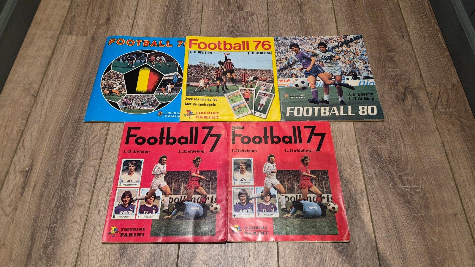 5 Panini boeken., Enlèvement ou Envoi, Utilisé, Sport