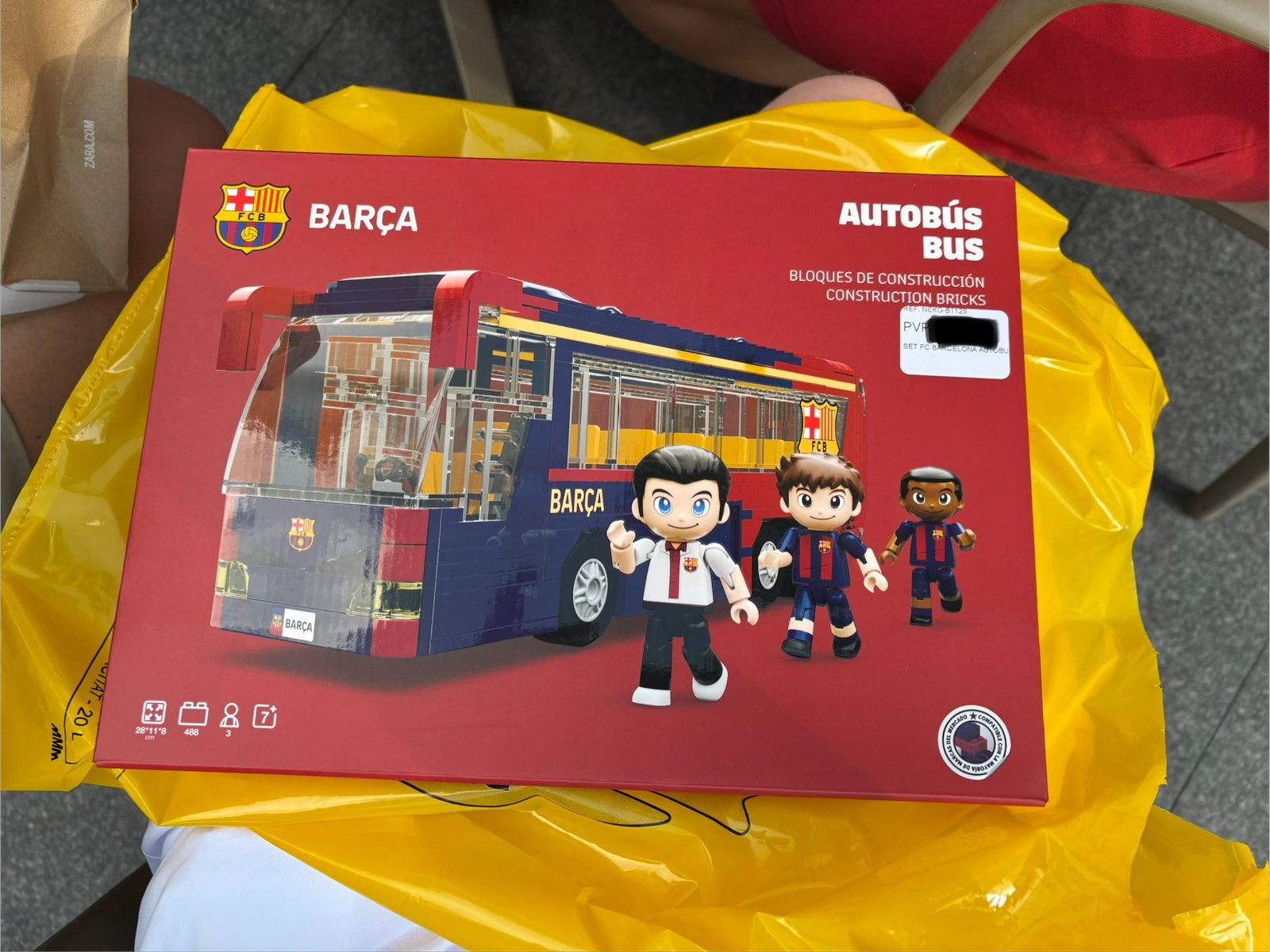 FC Barcelona Clubbus bouwset van Neko, Enlèvement ou Envoi, Neuf, Ensemble complet, Lego
