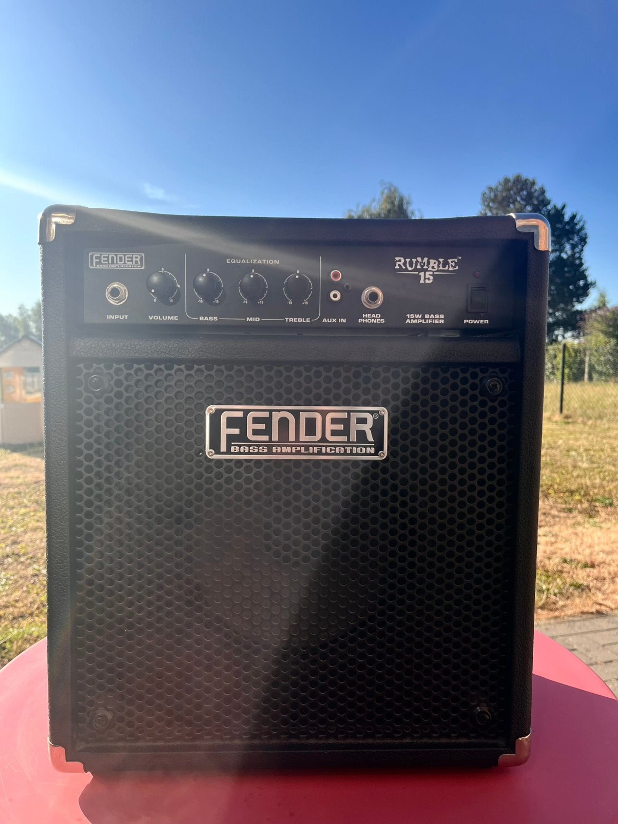 Ampli basse Fender Rumble 15, Musique & Instruments, Amplis | Basse & Guitare, Enlèvement, Utilisé, Guitare basse, Moins de 50 watts