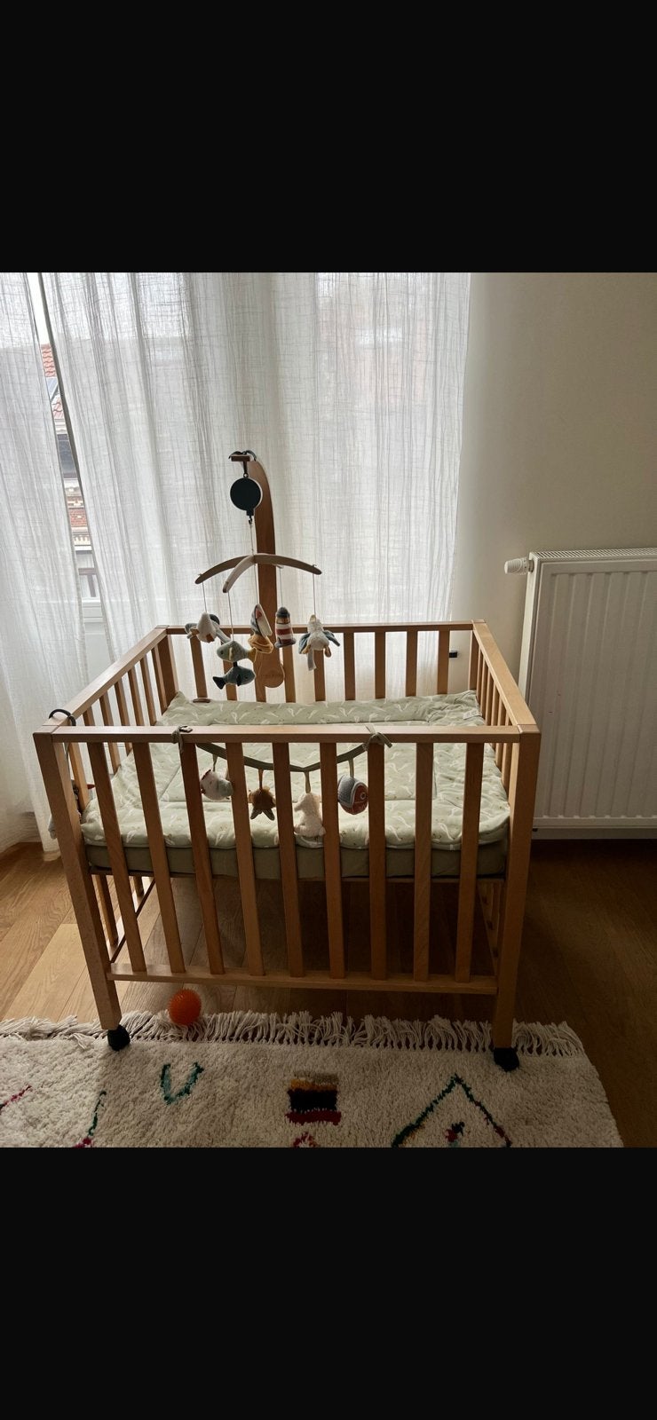 Parc pour bébé complet – excellent état, Enfants & Bébés, Parcs, Enlèvement, Comme neuf, Réglable en hauteur