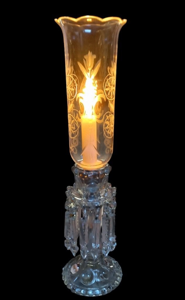 lampe de table en cristal de style Baccarat, Enlèvement