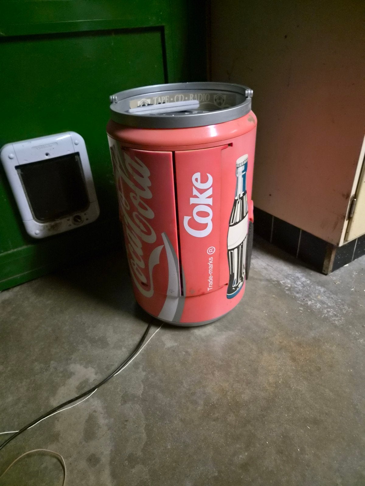 vintage coca cola stereo, Ophalen