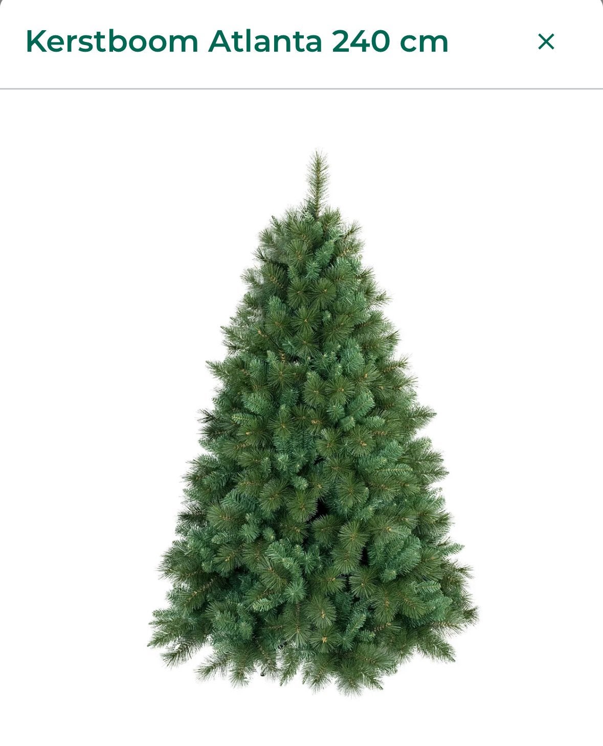 Kerstboom Atalanta 240cm, Enlèvement, Comme neuf