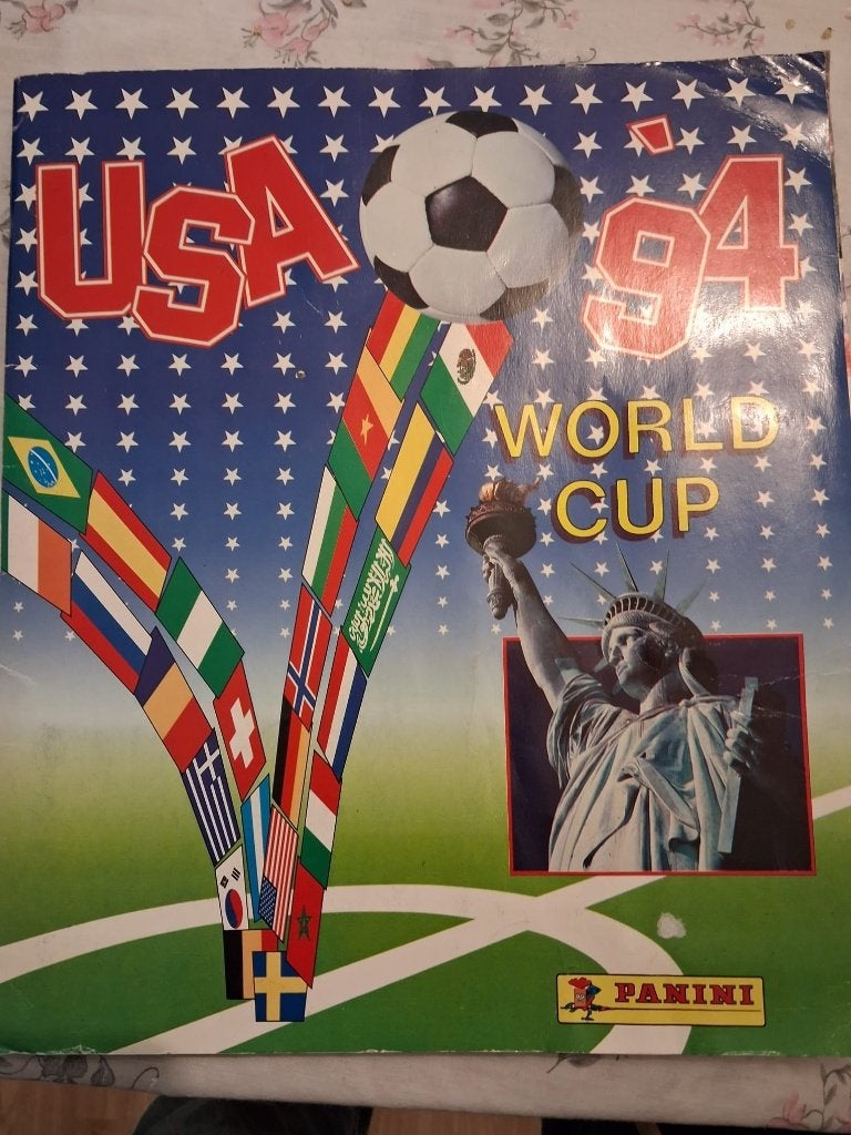 Album panini coupe du monde 1994 complet, Enlèvement ou Envoi, Utilisé, Autocollant