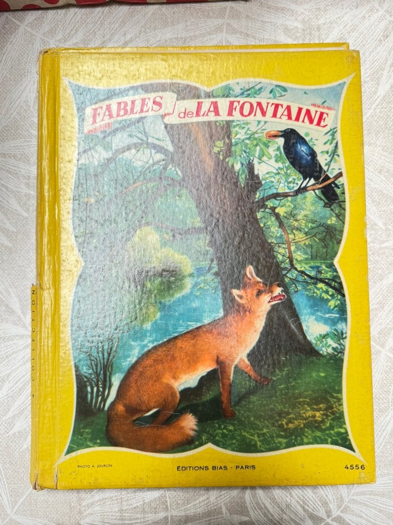Vintage editie boek 'Fables de la fontaine', Ophalen of Verzenden, Gelezen